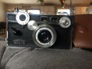 Vintage Argus 35 Mm Camera With Custom Leather Case