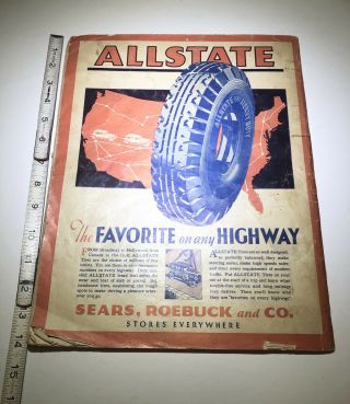 1931 Sears Roebuck & Co.  Highway Road Maps Atlas of United States & Canada SR 3