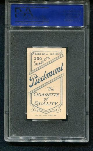 1909 - 11 T206 Piedmont TED EASTERLY Cleveland PSA 4 2