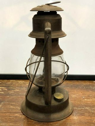 Vintage HIBBARD SPENCER BARTLET OVB LAMP Lantern Kerosene 1900 Antique RR Barn 3