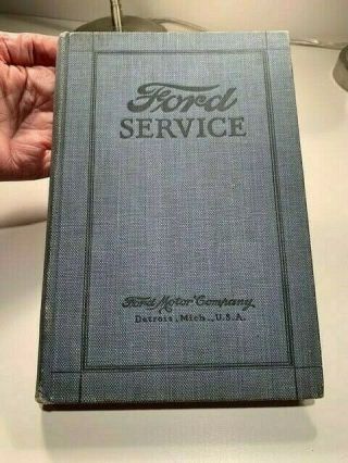 Antique Hard Cover 1926 Ford Model T Service Instruction Book