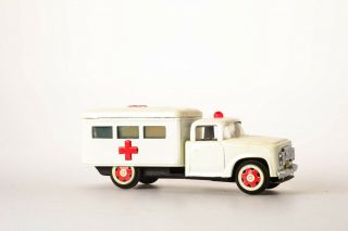 Antique Red China Tin Toy Mf 716 Chinese Car Ambulance Shanghai Me Ms Old