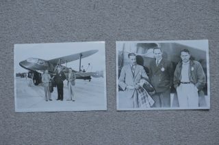 2 Vintage Macrobertson Air Race Photos,  1934