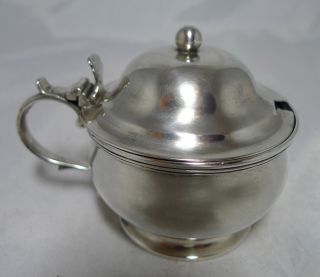 Large Victorian Silver Mustard Pot F B Thomas & Co London 1893 144g A695417