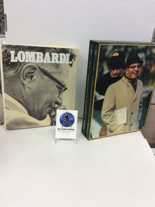Vintage Set Of Vince Lombardi Books Green Bay Packers Hof Nfl