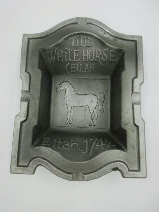 The White Horse Cellar Scotch Established 1742 METAL Ashtray vintage NOS 2