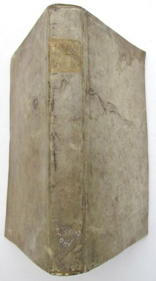 1770 Vellum Bound Antique Book By Antonio Pereira De Figueiredo
