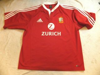 British Lions Rugby Union Shirt Vintage Zealand 2005 Size 2xl Xxl Adult
