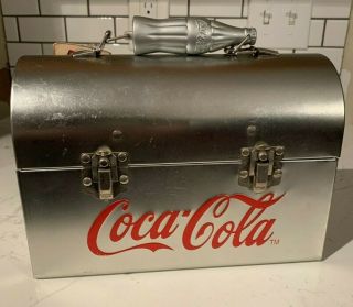 Vintage Coca - Cola Coke Lunch Box - Metal - With Tag