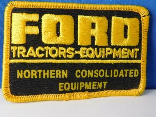 Ford Tractors Equipment Dealer Vintage Hat Vest Patch Badge Northern Consolidate