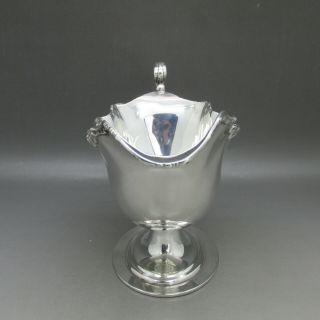 ANTIQUE EDWARDIAN GOOD LARGE HEAVY SOLID STERLING SILVER SAUCE BOAT 196g 1910 2