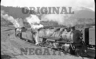 Orig 1952 Negative - Atchison Topeka Santa Fe At&sf 2 - 10 - 2 California Railroad