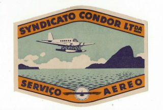 Syndicato Condor Lt Early 1930 
