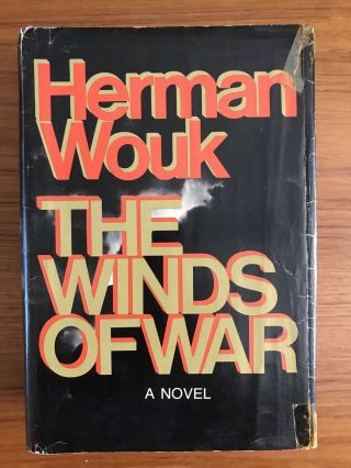 The Winds Of War By Herman Wouk 1st Edition 1971 Vintage Hardcover Book 888 Page