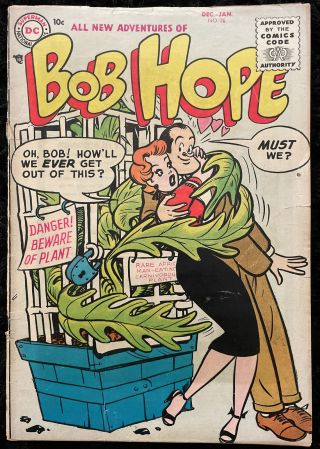 Vintage Golden Age All Adventures Of Bob Hope 36 - Dc Comics 1955 1956 10¢