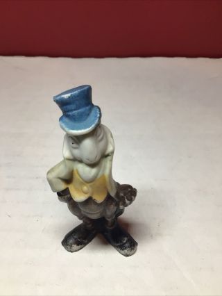 Vintage Walt Disney Production Jiminy Cricket Figurine Made Taiwan