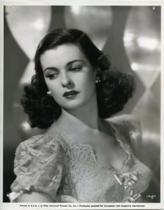 Joan Bennett Breathtaking Vintage Glamour Portrait 1946 8x10 Photograph