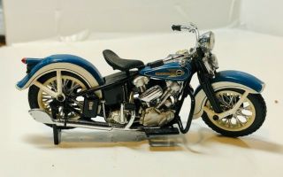 Franklin Diecast 1/24 Scale 1936 Harley Davidson Motorcycle El Knucklehead
