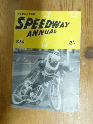 Vintage 1956 Fivestar Speedway Annual