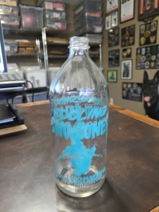 Vintage Sno - Master Snow Balls Flavor Bottle Cones Baltimore Md Aqua Bear