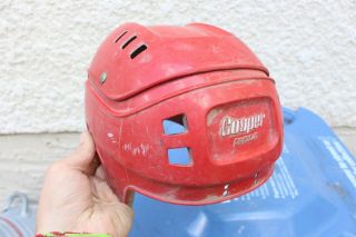 Vintage Red Cooper Sk - 600 Jr Hockey Helmet Ice Hockey Collectible