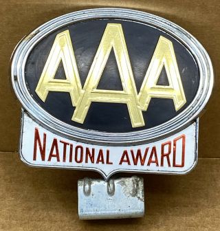 Vintage Aaa Auto Club Of Southern California License Plate Topper Ca Rod