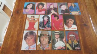 13 Vintage Dallas Cut - Out 5x7 Dallas,  Biographies Hagman,  Principal,  Gray,