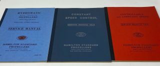 3 Vintage Hamilton Standard Propellers Service Manuals East Hartford Ct