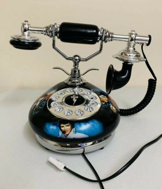 The Ultimate Elvis Presley Antique - Style Telephone By The Bradford Exchange