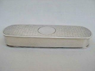 Fine Sterling Silver Toothpick Pocket Box By Synyer & Beddoes Date:1911 3
