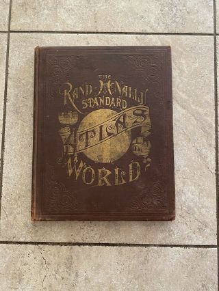 THE RAND MCNALLY STANDARD ATLAS OF THE WORLD (1890) 2