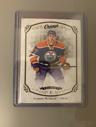 Connor Mcdavid 2015 - 16 Upper Deck Champs High Number Series Sp Rookie 315.