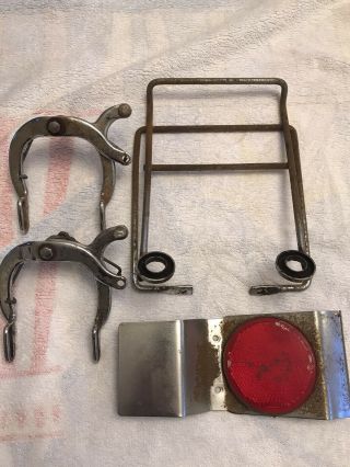 Raleigh Chopper Mk 11 Rear Rack,  Seat Plate And Two Breaks