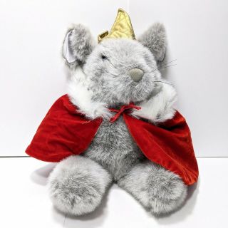 Nutcracker Ballet Rat King Plush Macys 1990 Christmas Toy Vintage Stuffed Mouse
