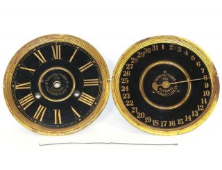 National Calendar Clock Co.  Dials - Parts Ks383