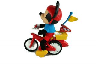 Vintage Fisher Price Disney Mickey Mouse On Battery Bike