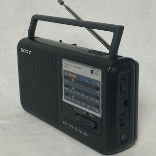 Vintage Sony Icf - 36 Weather Tv Fm Am 4 Band Portable Radio