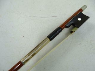 Antique Sivori Violin Silver Wrapped Bow Vintage 1900s German Instrument 29 " L
