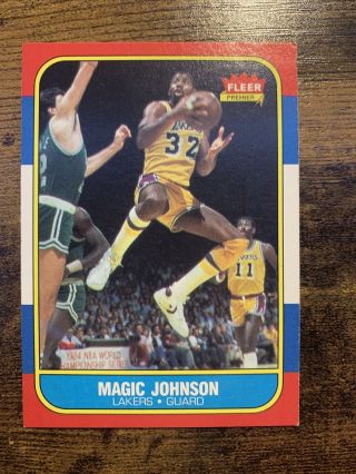 86 - 87 Fleer Basketball Magic Johnson