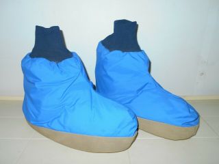 Frostline Vintage Adult Large Down Filled Boots Booties - Camping Z2