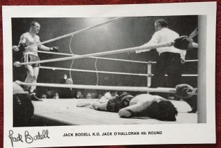 Heavyweight Champ Jack Bodell Autographed Vintage Promo Photo