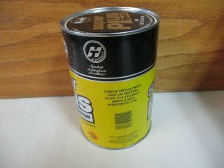 Vintage Gulf Canada Plus Motor Oil Can Tin (Empty) (1 Litre Size) 3