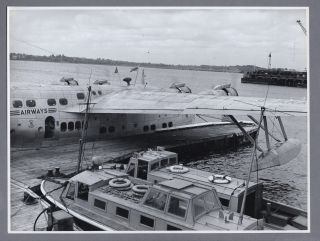 Aquila Airways Short Solent Flying Boat G - Anaj Southampton Vintage Press Photo 2