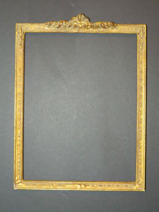 8 X 10 Handmade Antique Gold Metal Leaf Picture Frame By Husar (newcomb - Macklin)