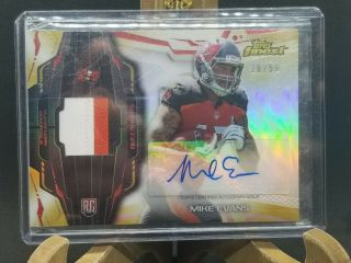 Mike Evans Topps Finest & Prime Patch Rc Bucs Auto Rpa /50 /75