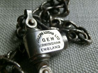 Rare Vintage Joseph Lucas ‘gem’ Bicycle Lock - No: 1 – Missing Key : - (