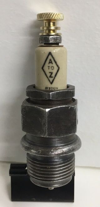 Rare Vintage A To Z Spark Plug With 7/8” Thread