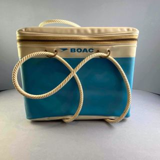 Boac Retro Vintage Airline Cool Bag Blue B.  O.  A.  C.  1960’s Jet Set
