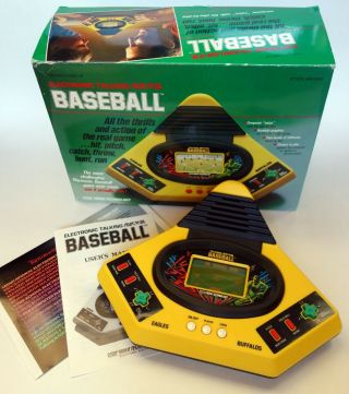 Vintage 1988 Vtech Electronic Talking Baseball Play By Play Handheld 80s