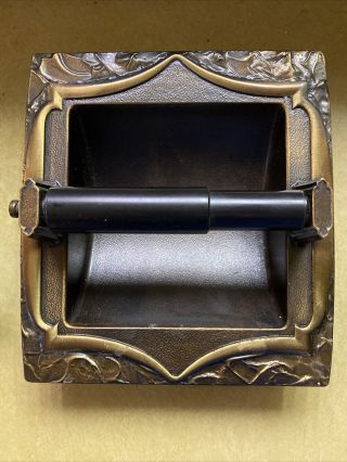 Vintage Amerock Carriage House Toilet Paper Holder Recessed 9049 - 2 Ae Bathroom